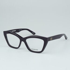 NEW Balenciaga BB0342O 003 Violet Cat Eye Women Eyeglasses BB 0342O